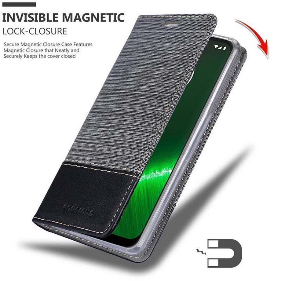 Cadorabo  Housse compatible avec Motorola MOTO G7 / G7 PLUS - Coque de protection avec fermeture magnétique, fonction de support et compartiment pour carte 