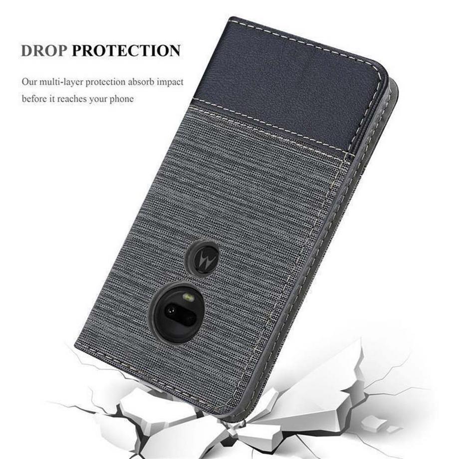 Cadorabo  Housse compatible avec Motorola MOTO G7 / G7 PLUS - Coque de protection avec fermeture magnétique, fonction de support et compartiment pour carte 