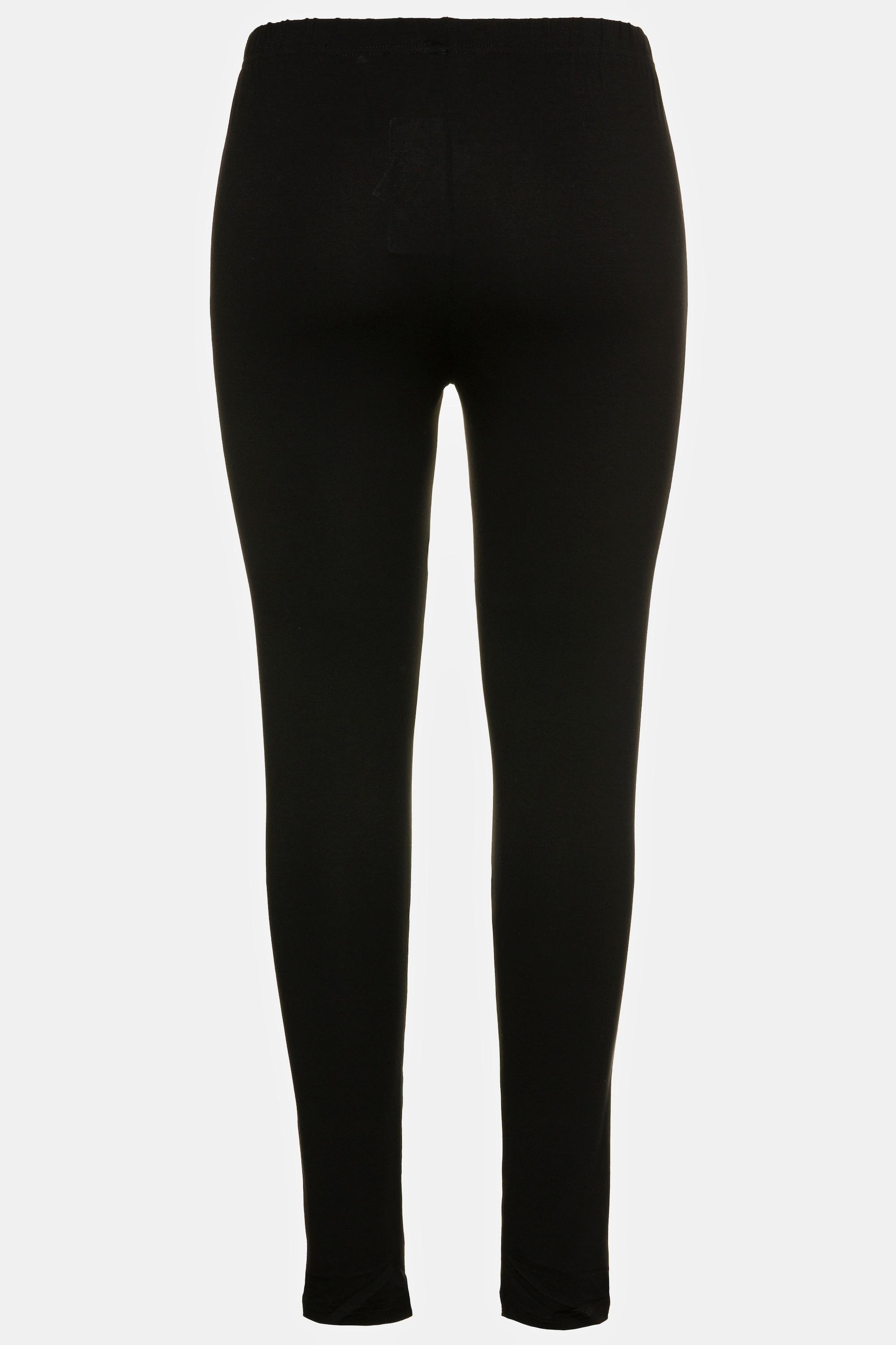 Ulla Popken  Legging longueur mollet, jambe slim et taille élastique 