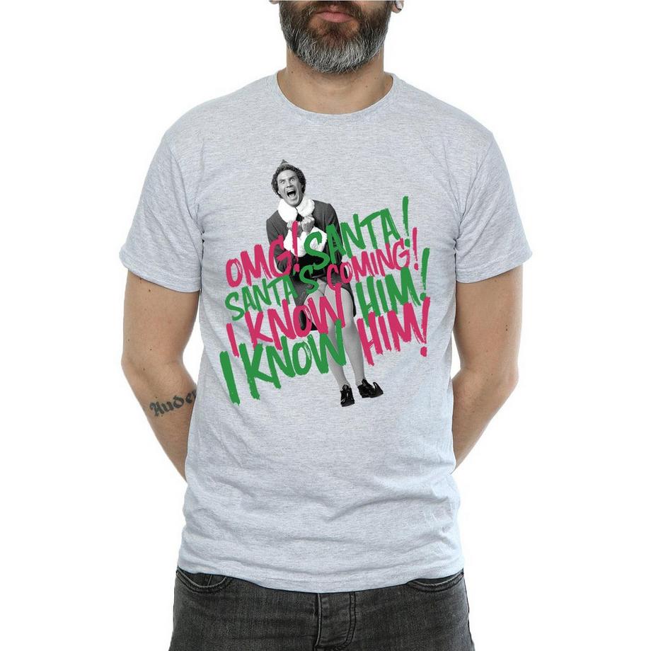 Elf Santa's Coming T-Shirt  