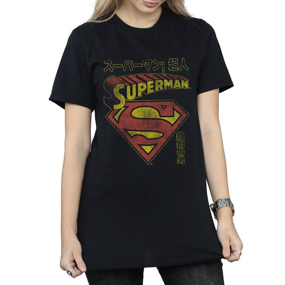 DC COMICS Superman Japanisches Logo T-Shirt  