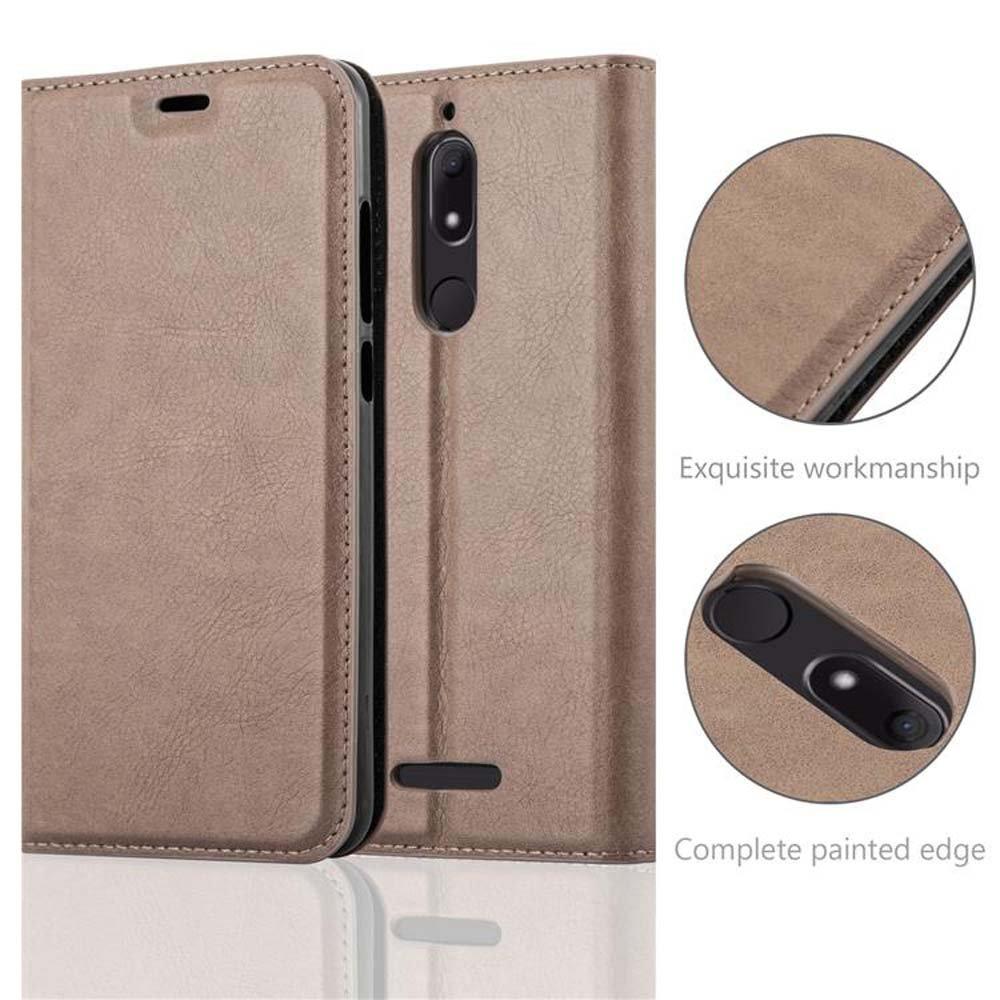 Cadorabo  Housse compatible avec WIKO VIEW - Coque de protection avec fermeture magnétique, fonction de support et compartiment pour carte 