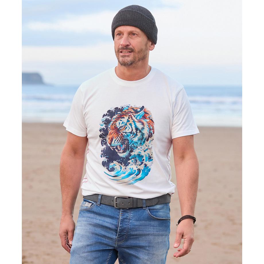 Joe Browns T-Shirt Motivo Marino e Tigre  