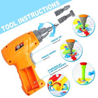 Activity-board  Jahre Spielzeug mit Bohrer 3D-Dinosaurier-Puzzle Mosaik 