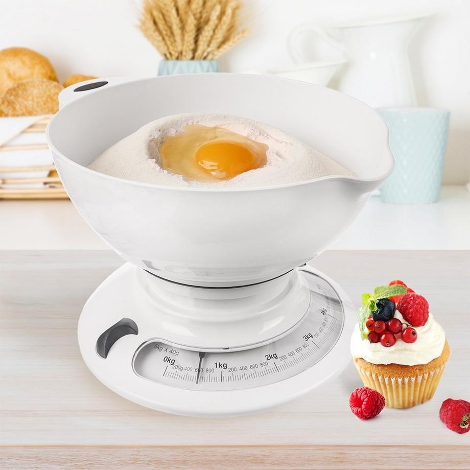 Orion  Balance de cuisine mécanique 5 kg avec bol amovible 