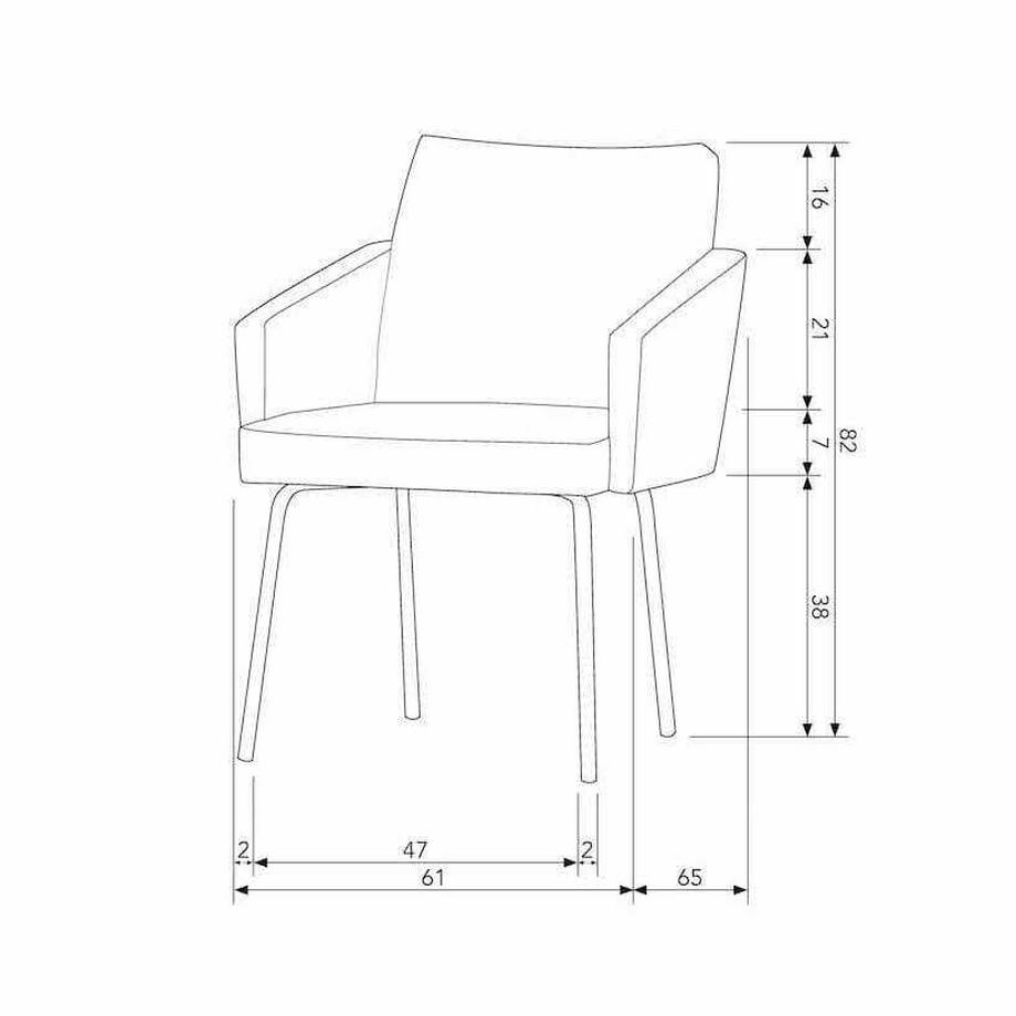 mutoni Poltrona Mount tessuto naturale  