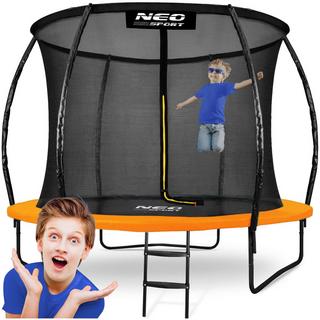 B2X Trampoline profilé pour le jardin 10ft/312cm avec filet de protection intérieur Neo-Sport  