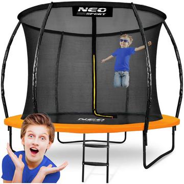 Trampoline profilé pour le jardin 10ft/312cm avec filet de protection intérieur Neo-Sport