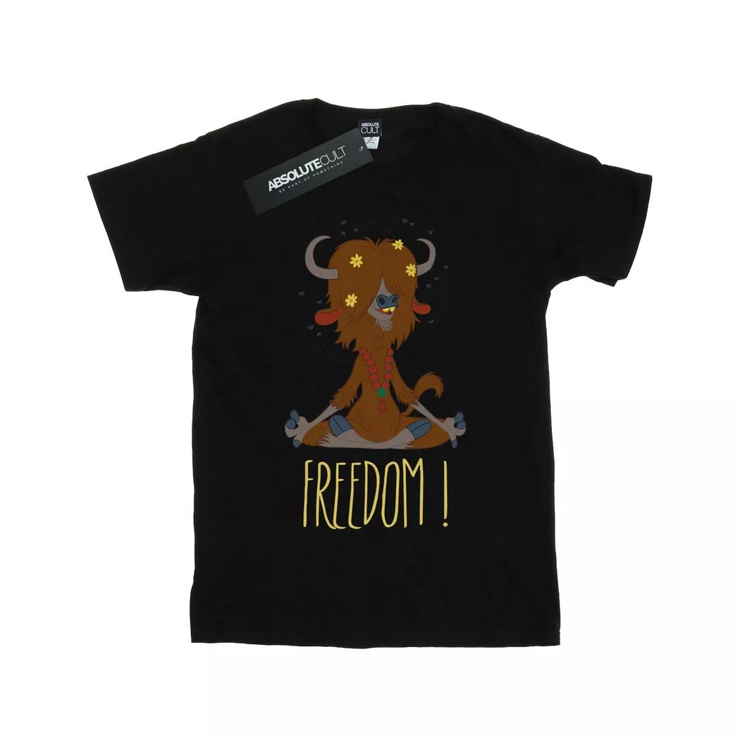 Disney - Zootropolis Yak Freedom TShirt, für Damen, Schwarz, Größe XL