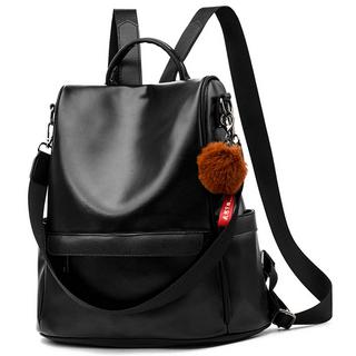 Only-bags.store Rucksack aus weichem PU-Leder Diebstahlsicher Wasserdicht  