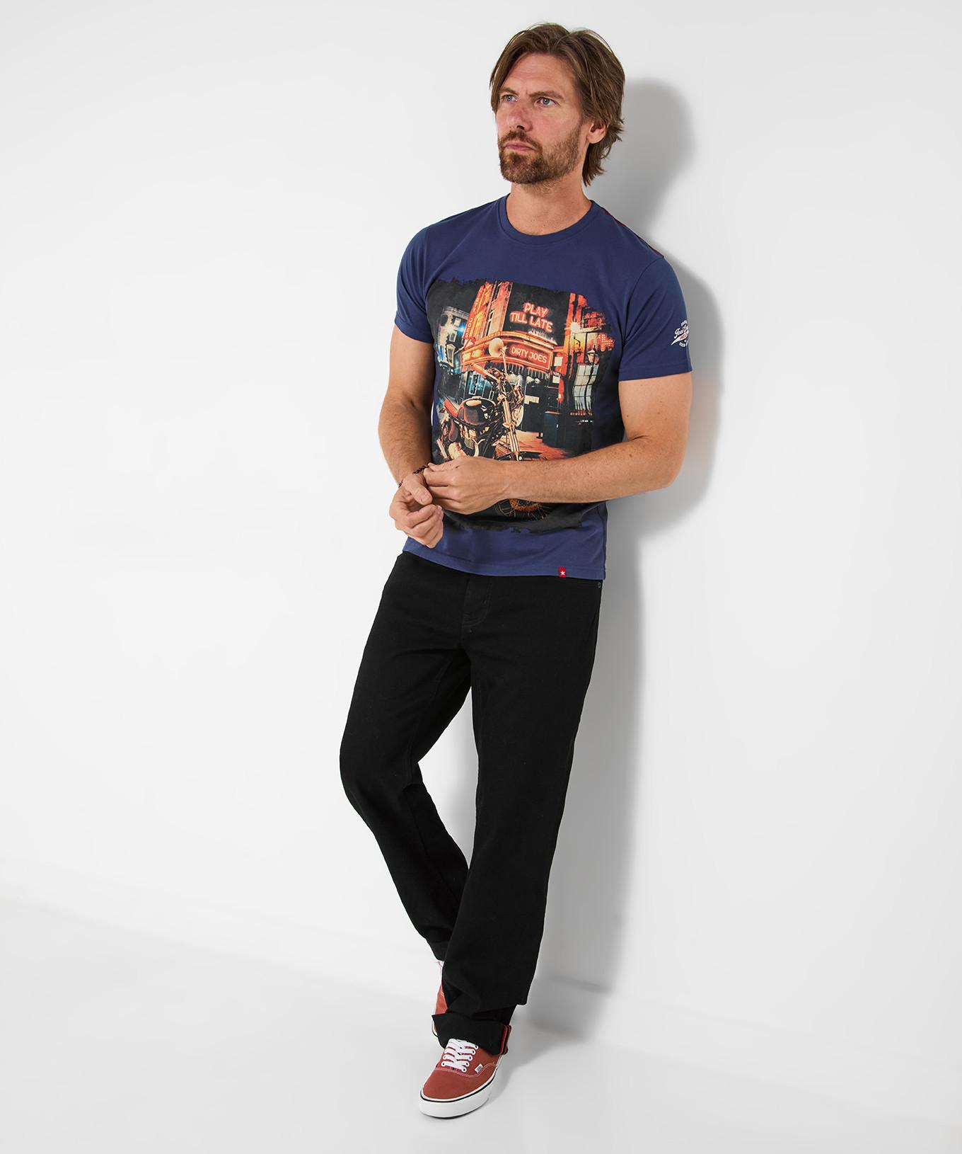 Joe Browns Kurzärmeliges Biker Rundhals T-Shirt  