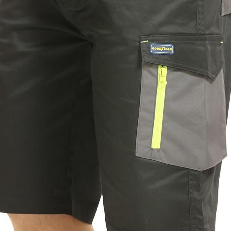 Goodyear Pantaloncini Cargo con Molte Tasche  