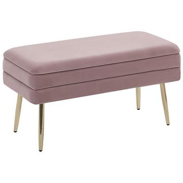 Banc de rangement en Velours Moderne DURHAM