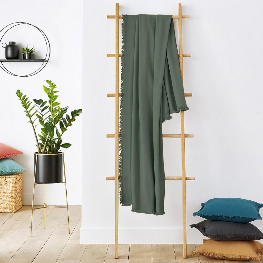 La Redoute Intérieurs Coperta Panama con Frange  