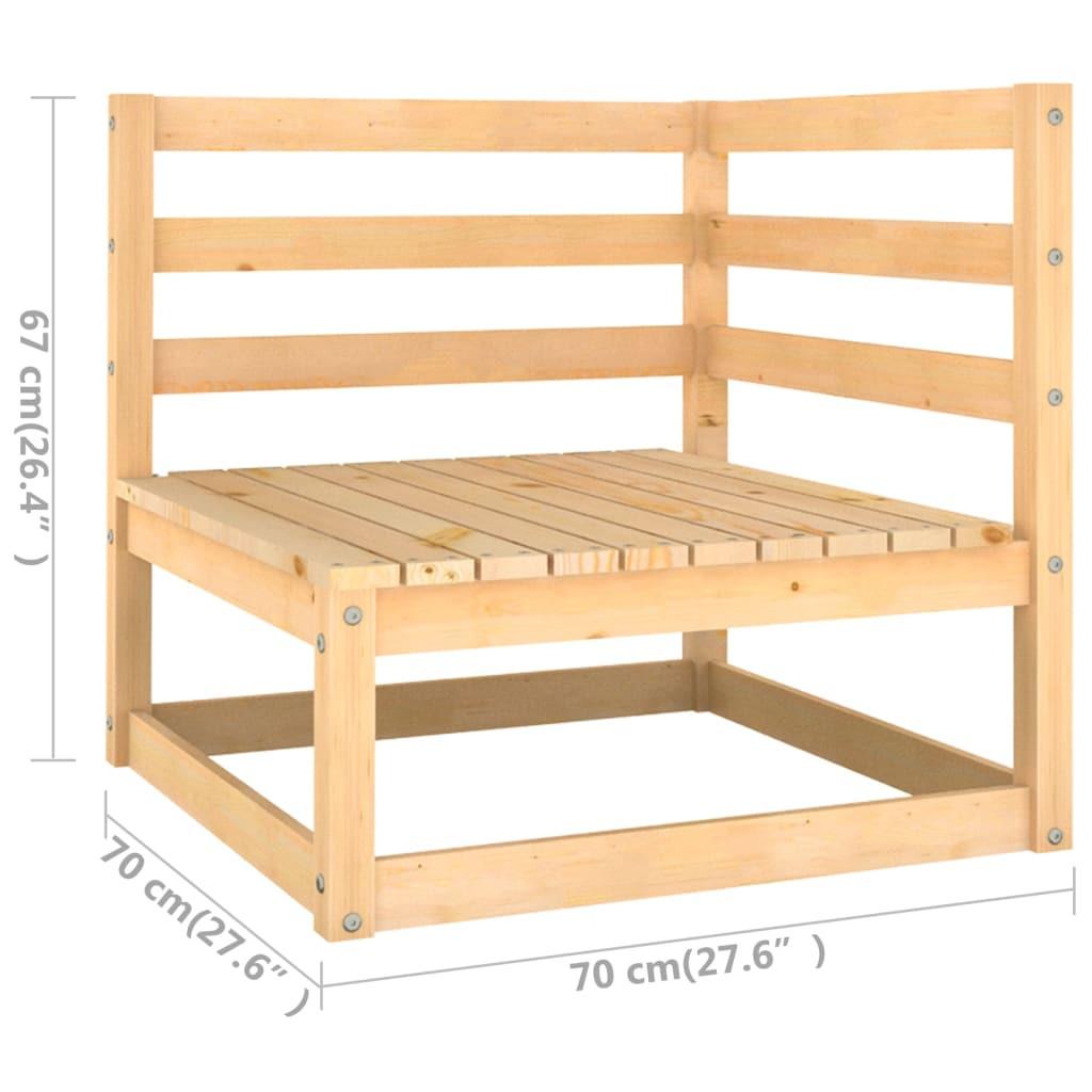 VidaXL Mobilier de jardin bois de pin  