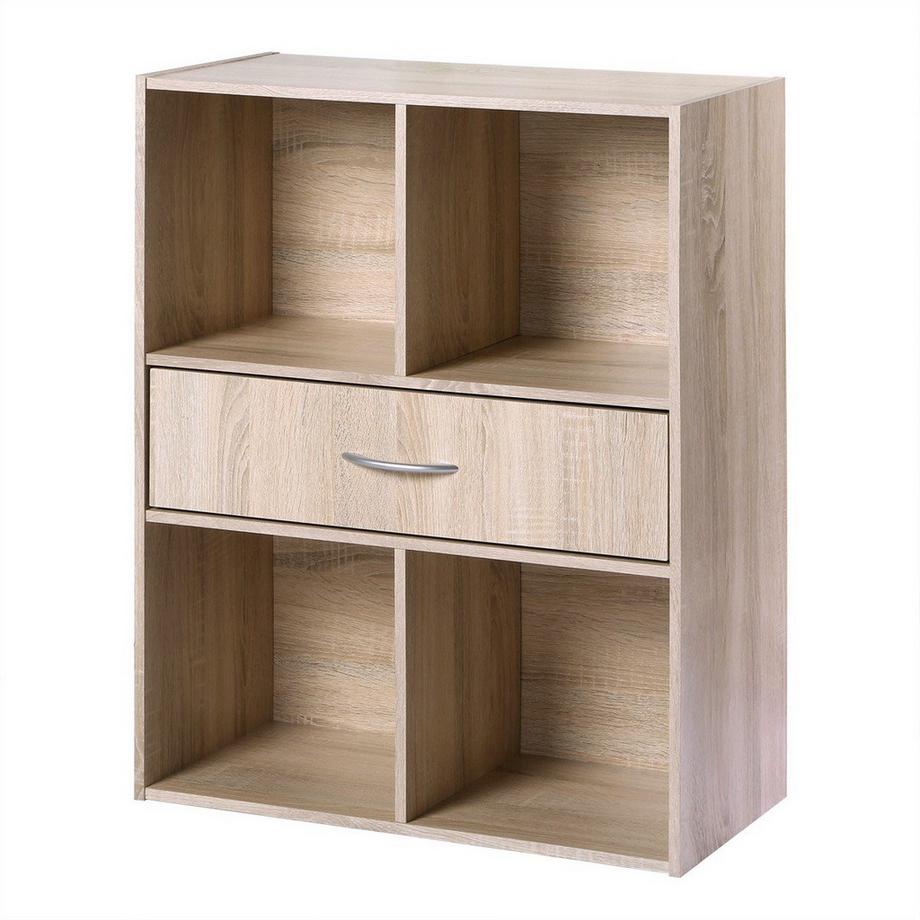 Calicosy Scaffale Cubo 4 Armadietti con un Cassetto  