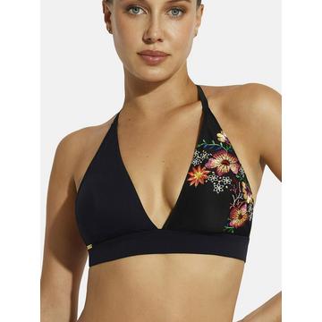 Haut maillot de bain triangle préformé dos nu Julieta