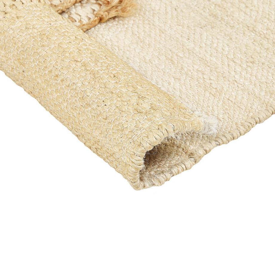 Beliani Teppich aus Jute  HAMZALAR  