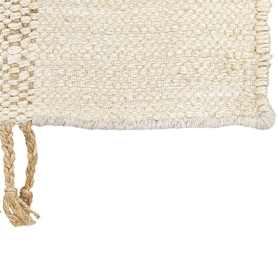 Beliani Teppich aus Jute  HAMZALAR  