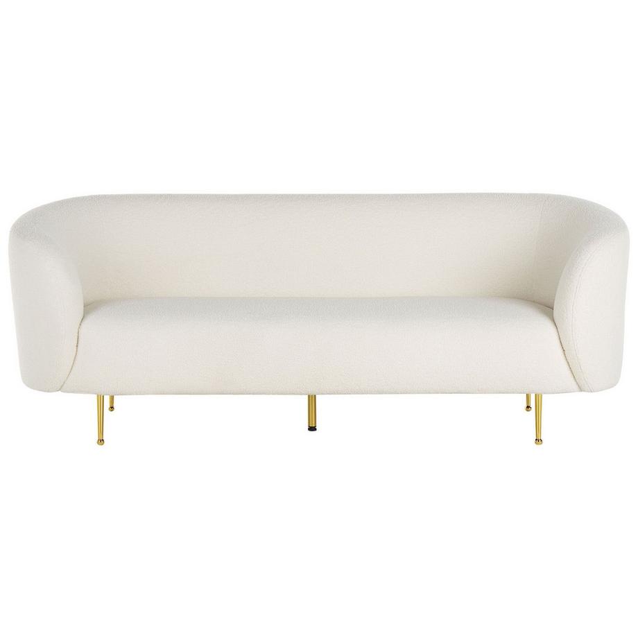 Beliani Canapé 3 places en Bouclé Glamour LOEN  