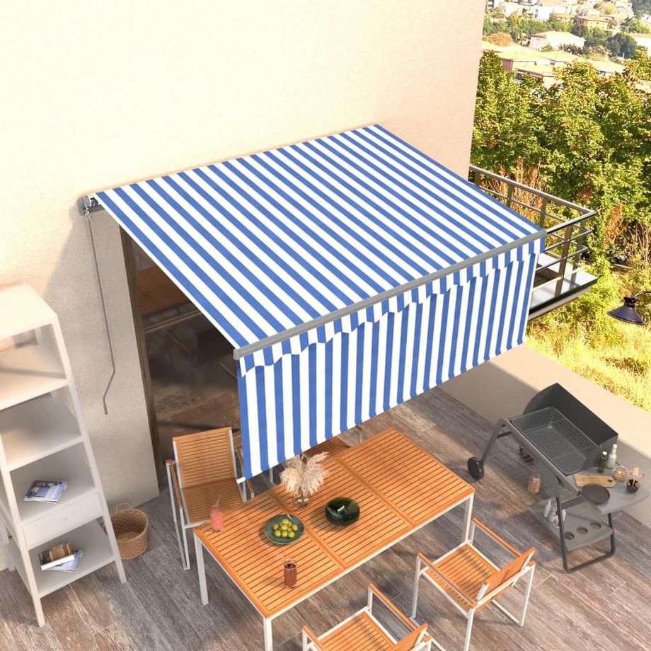 VidaXL Auvent rétractable aluminium  