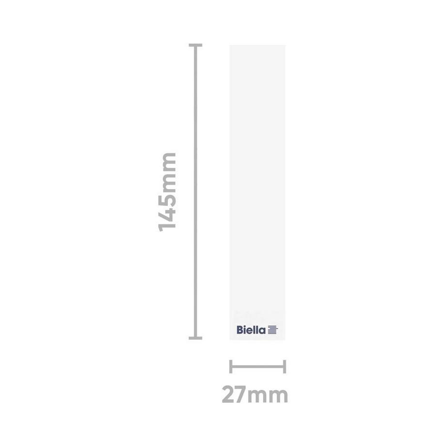 Biella  Rückenschilder 4 cm 27 x 145 mm auf Bogen A4 