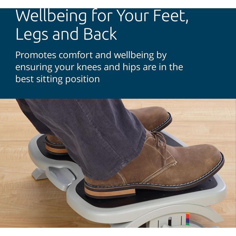 Kensington  Kensington SoleMate Plus Ergonomische Fußstütze mit verstellbarem Winkel 