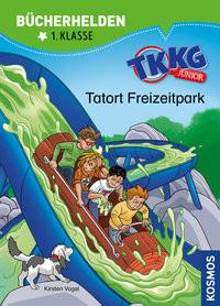 TKKG Junior, Bücherhelden 1. Klasse, Tatort Freizeitpark Vogel, Kirsten; Julian, COMICON S.L.; Beroy + San (Illustrationen) Copertina rigida 