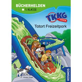 TKKG Junior, Bücherhelden 1. Klasse, Tatort Freizeitpark Vogel, Kirsten; Julian, COMICON S.L.; Beroy + San (Illustrationen) Copertina rigida 