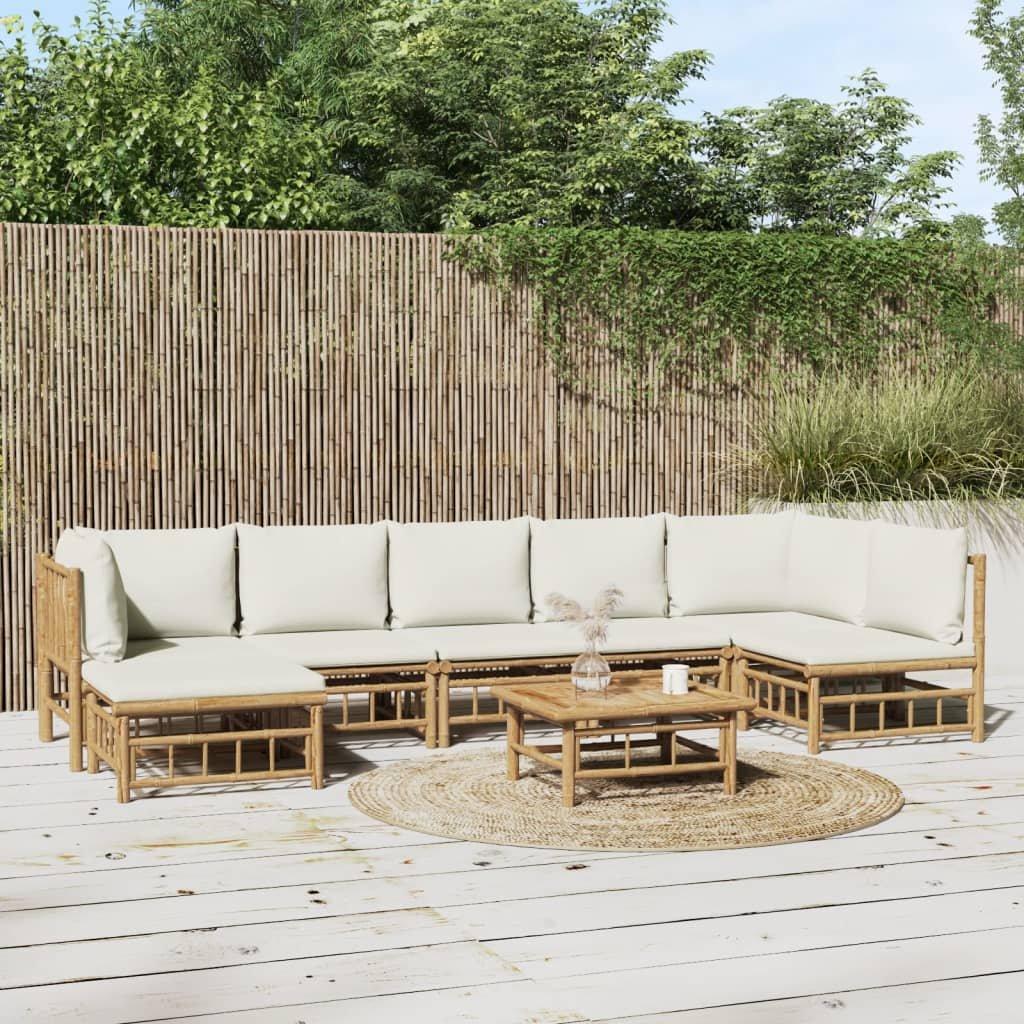 VidaXL Garten lounge set bambus  