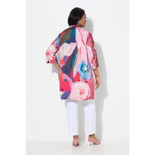 Ulla Popken Wendejacke Offene Jacke Stehkragen 3/4-Arm  