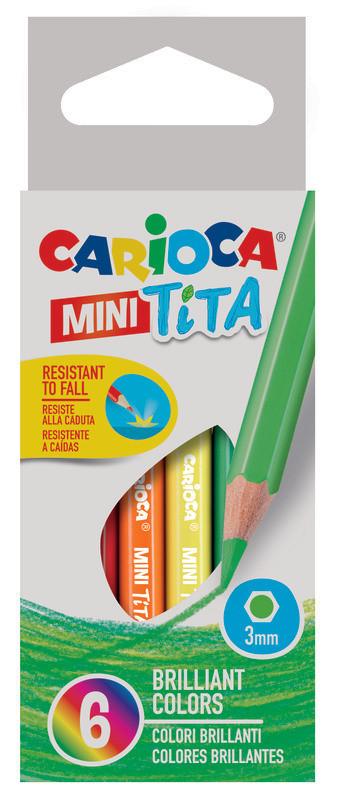 CARIOCA CARIOCA Farbstift Mini Tita 3mm 42322 6 Stück  