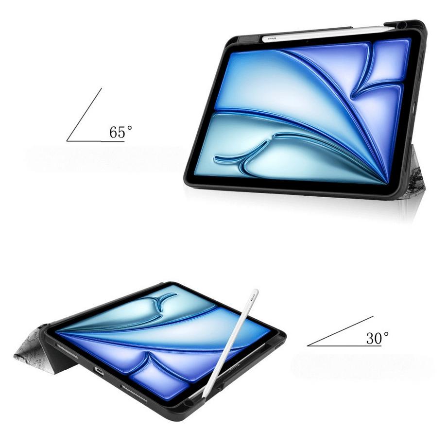 Cover-Discount  iPad Air 11 2024 - Smart Case Pencil Halter Motiv 