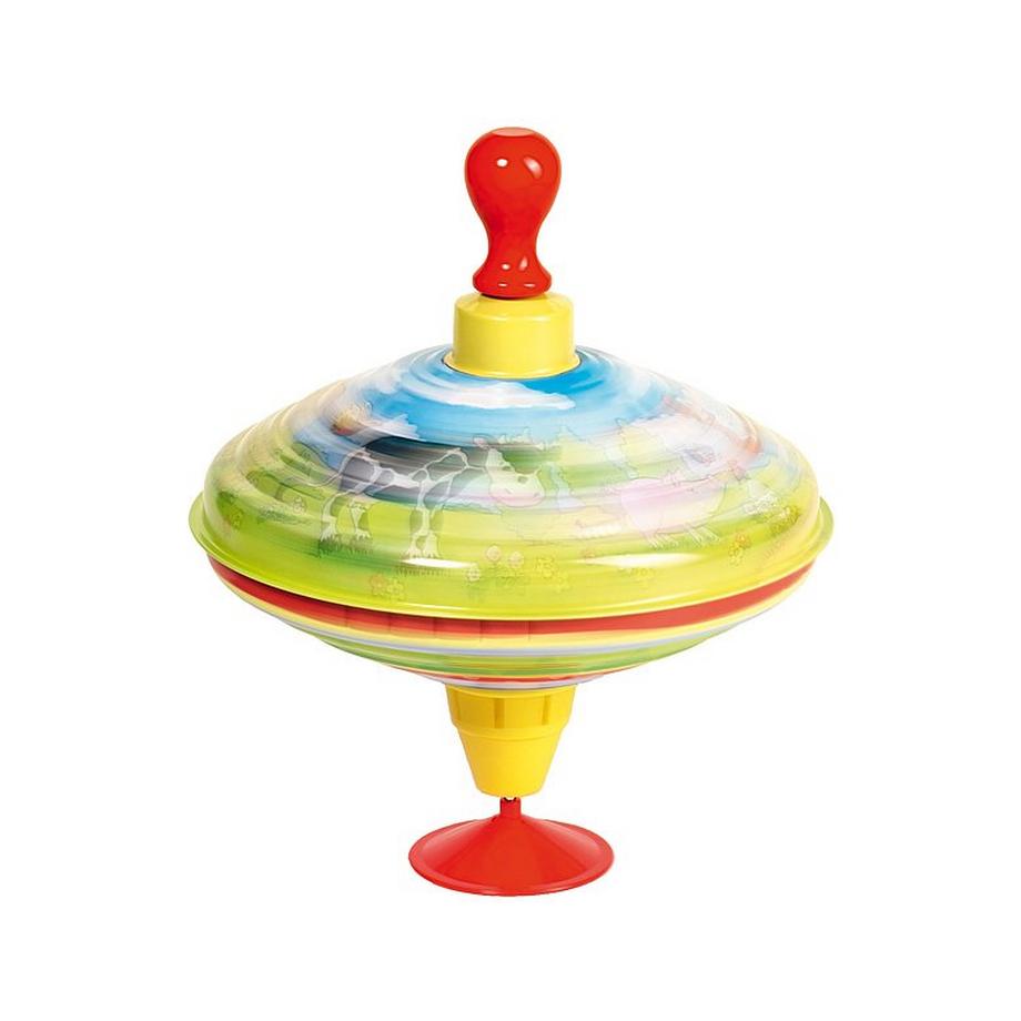 goki  Goki Toupie bourdonnante avec poignée en bois 