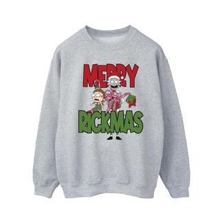 Rick And Morty  Merry Rickmas Sweatshirt 