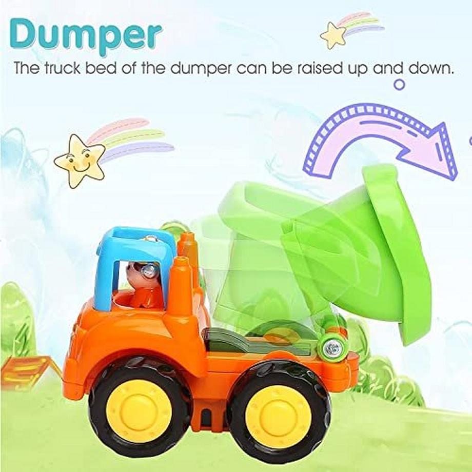 Activity-board  Babyspielzeug Auto Spielzeug Baufahrzeuge Schieben und gehen 