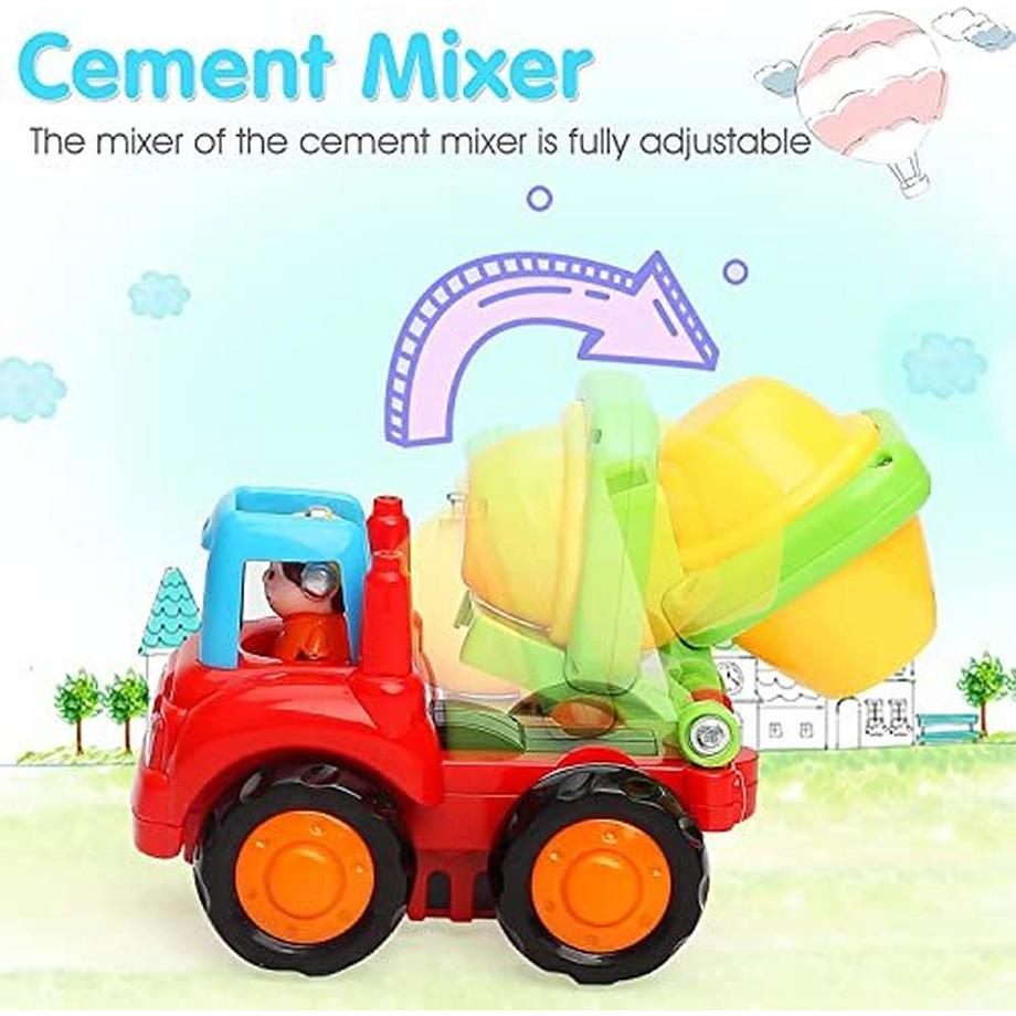 Activity-board  Babyspielzeug Auto Spielzeug Baufahrzeuge Schieben und gehen 