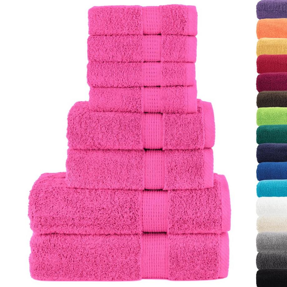 VidaXL set di asciugamani Cotone  