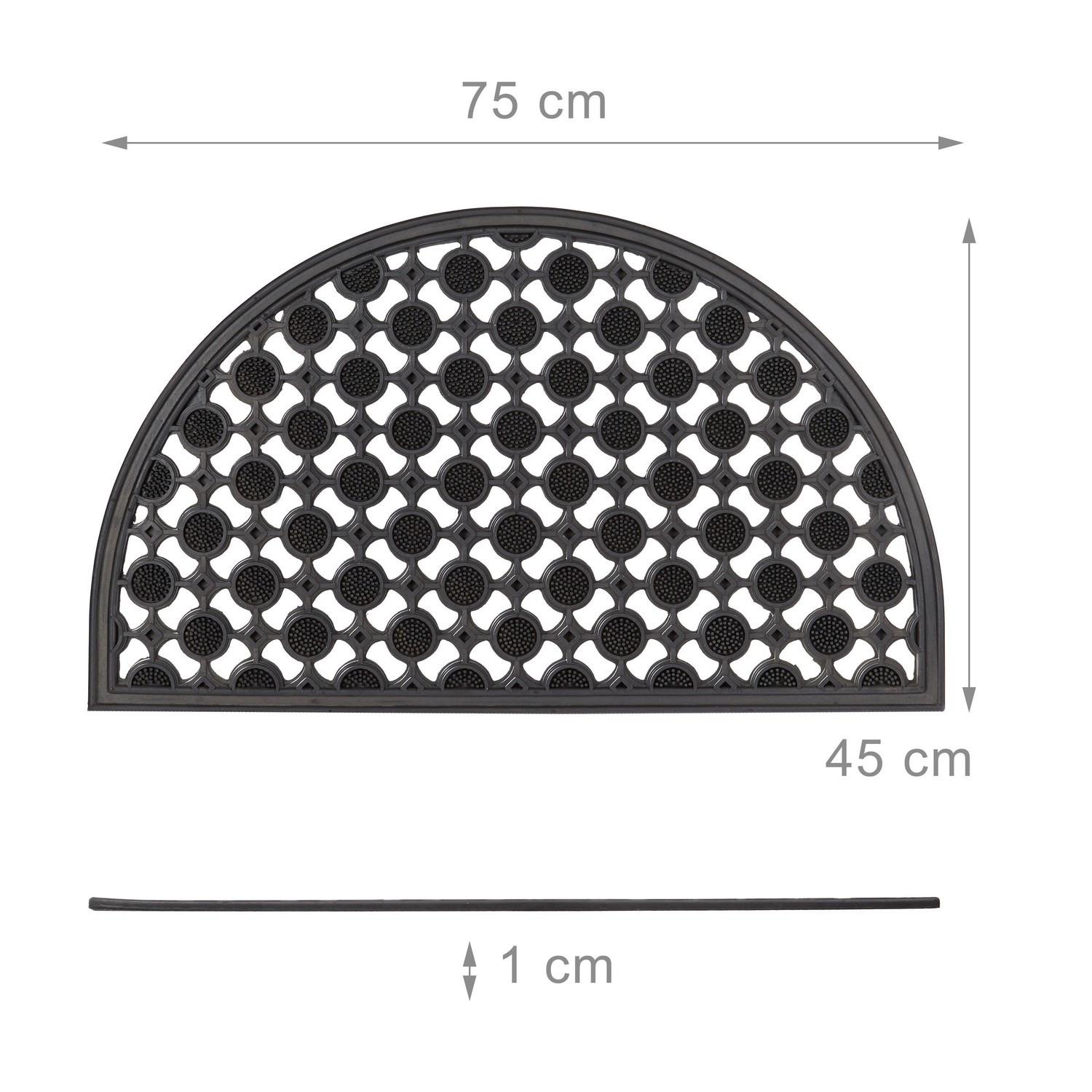 B2X Tappetino in gomma a mezzaluna  