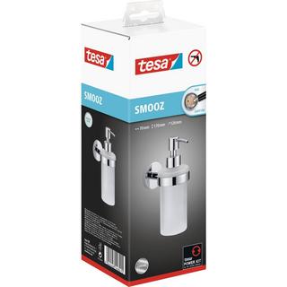 Tesa SMOOZ  Seifenspender 200 ml Chrom (glänzend), Weiß (satiniert)  