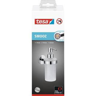 Tesa SMOOZ  Distributore di sapone 200 ml Cromo (lucido), Bianco (raso)  