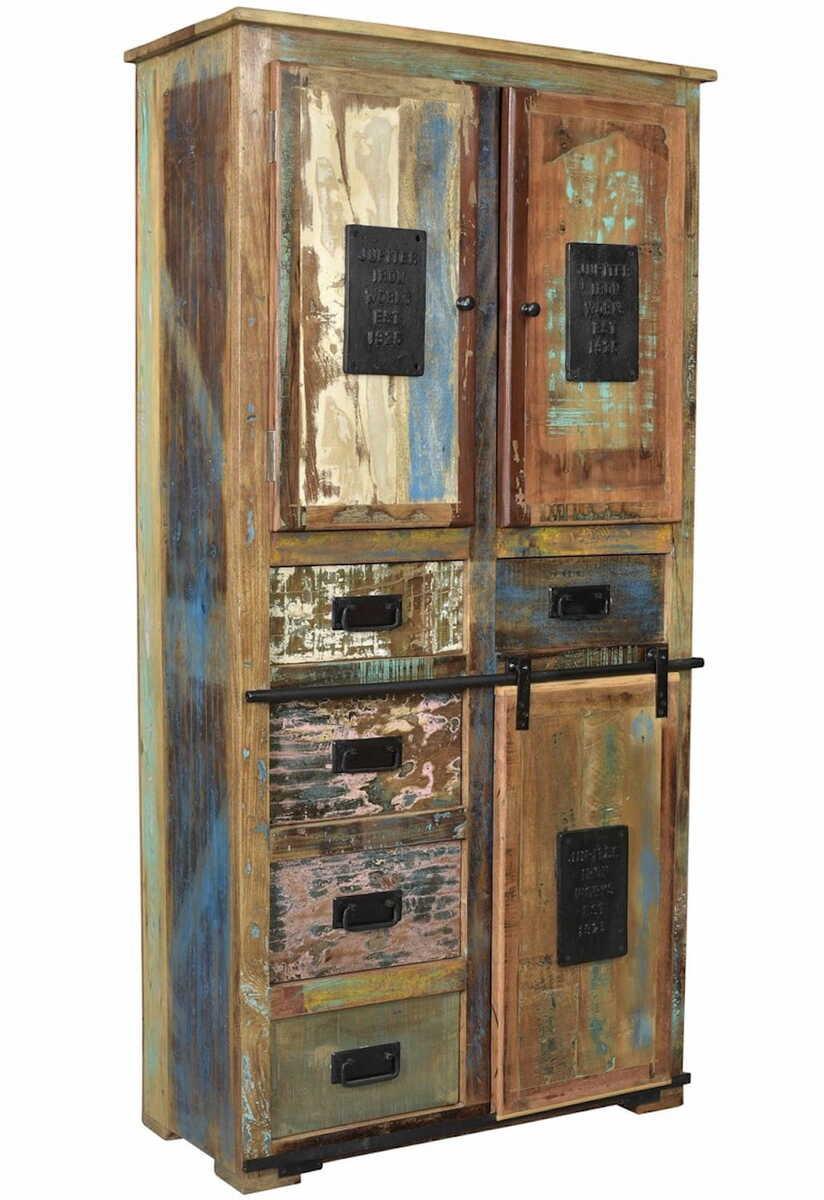 mutoni Armoire Merkur nature multicolore  