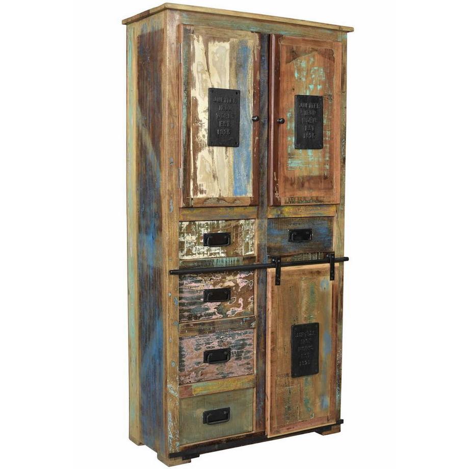 mutoni Armoire Merkur nature multicolore  