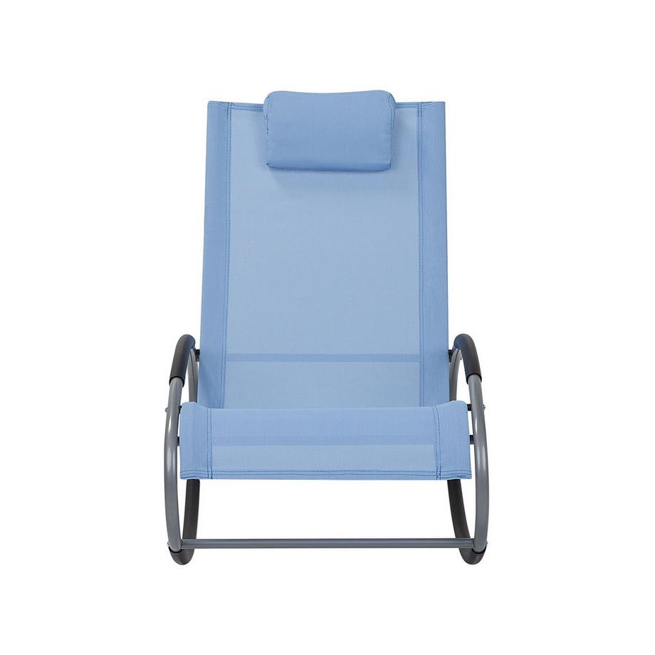 Beliani Transat à bascule en Acier Moderne CAMPO  