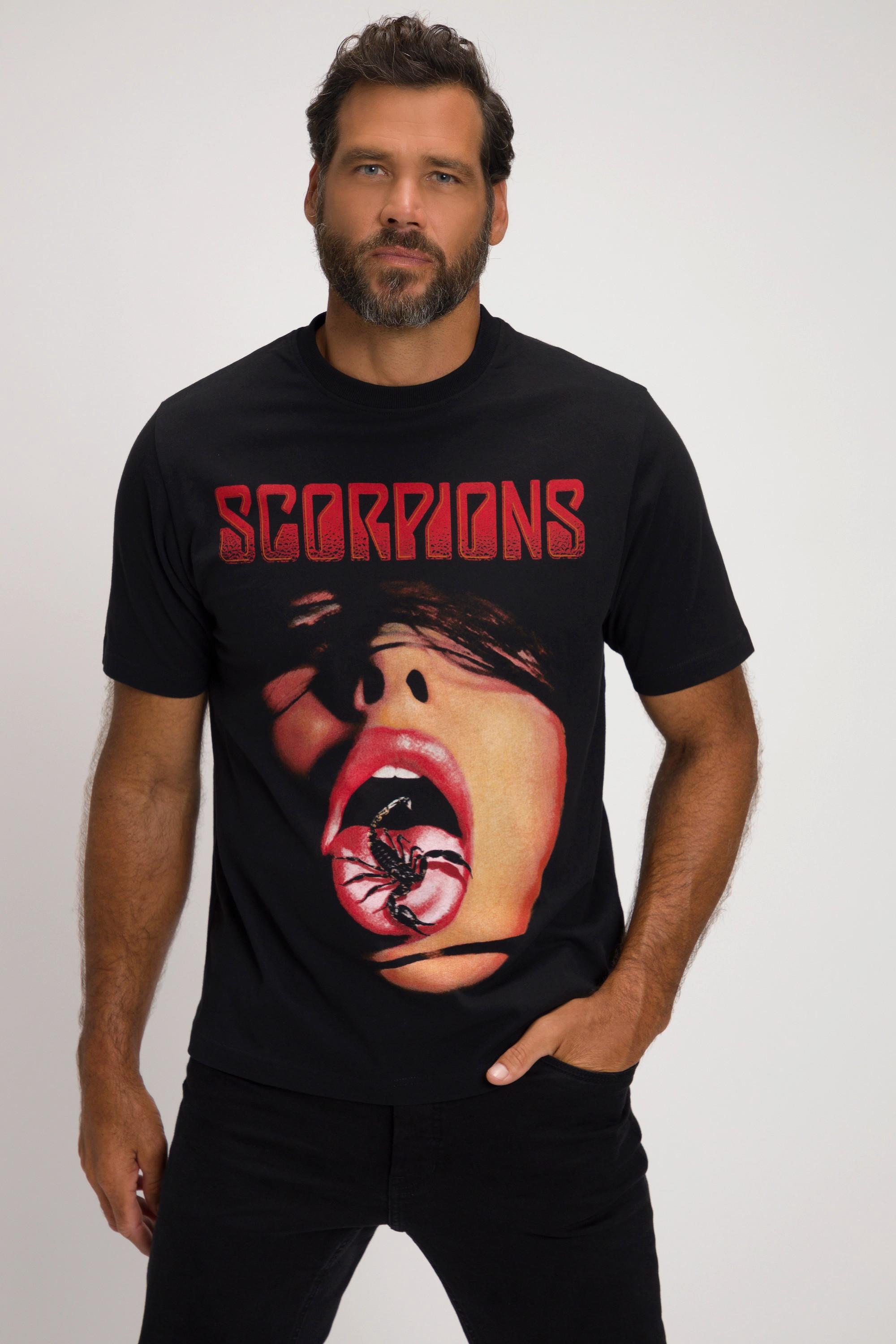 JP1880  T-shirt dedicata alla band Scorpions con mezze maniche, fino alla tg. 8XL 