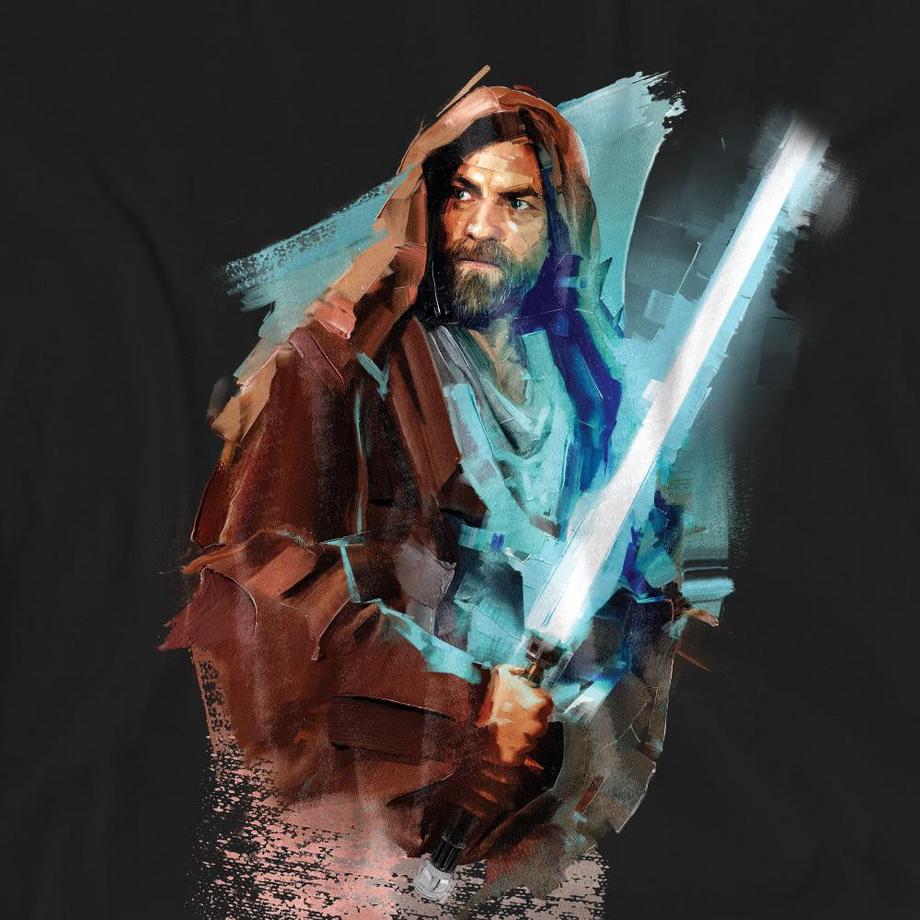 STAR WARS Obi-Wan Kenobi Grafikdruck T-Shirt  