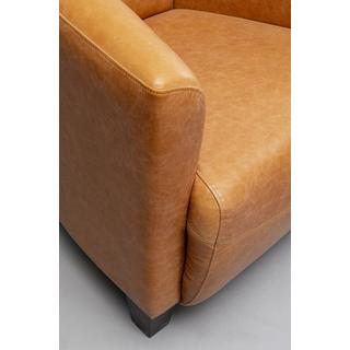 KARE Design Fauteuil Cigar Lounge Smart cuir marron clair  