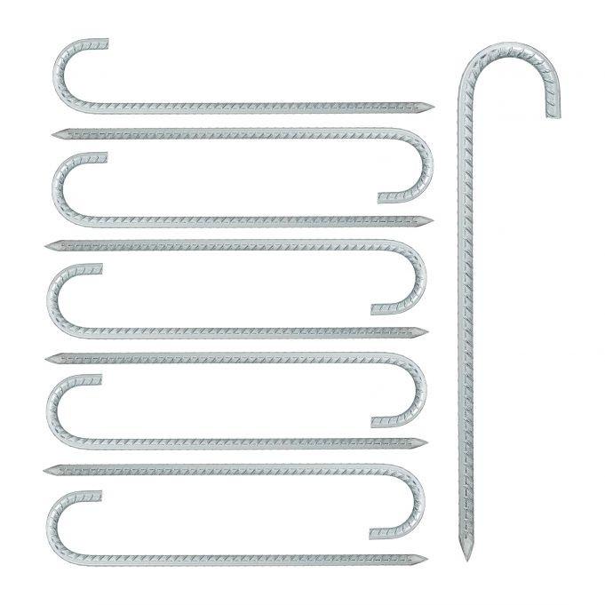 B2X  Piquets de sol, lot de 10 