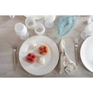 Aulica ASSIETTE DE PRESENTATION BLANCHE LILIA 30.4X30.4X3CM PAR BOITE DE - 3  