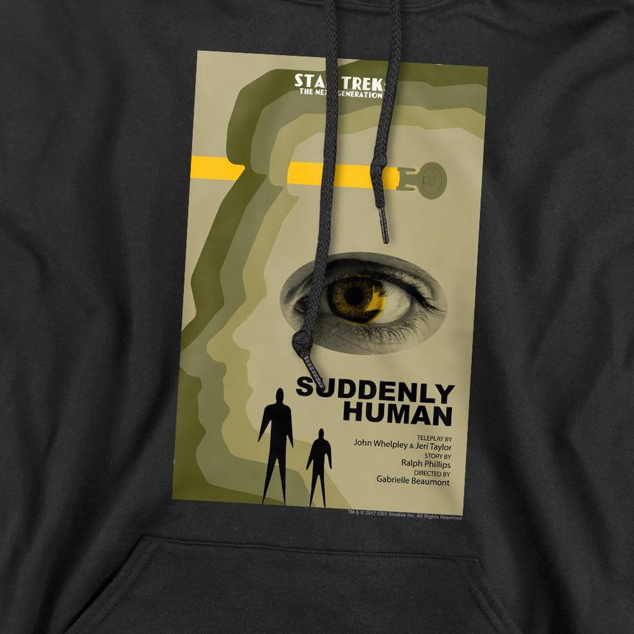 Star Trek The Next Generation Season 4 Episode 4 Felpa con cappuccio  